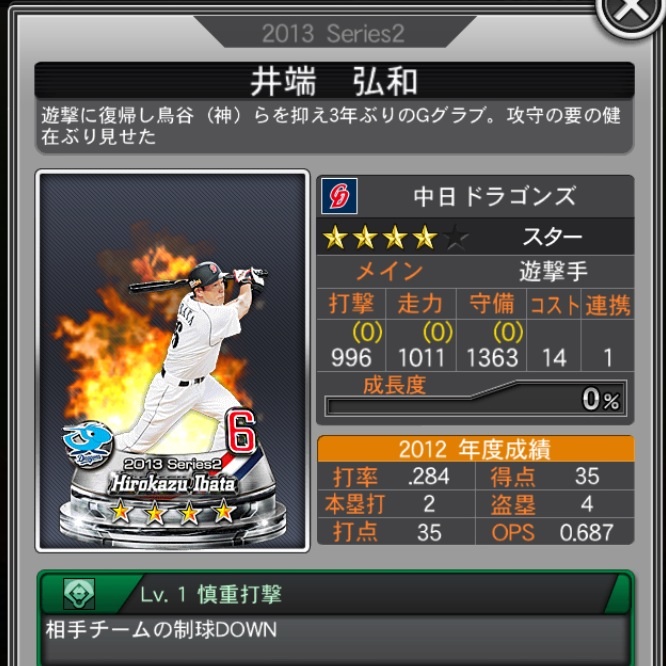 プロ野球ドリームナインssはシルバーレポートでも ４フィギュア出現 ドリナイss野球教室